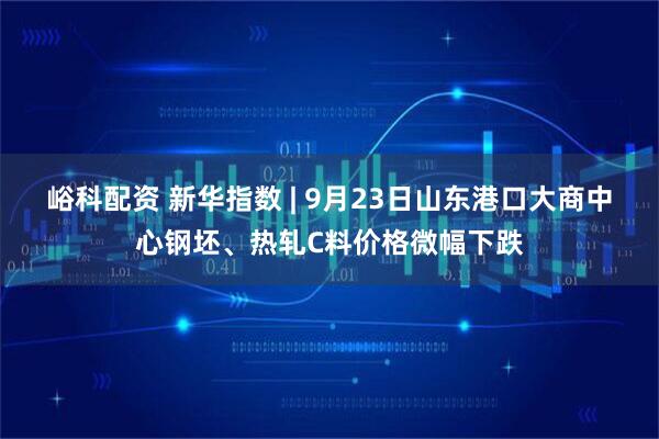 峪科配资 新华指数 | 9月23日山东港口大商中心钢坯、热轧C料价格微幅下跌
