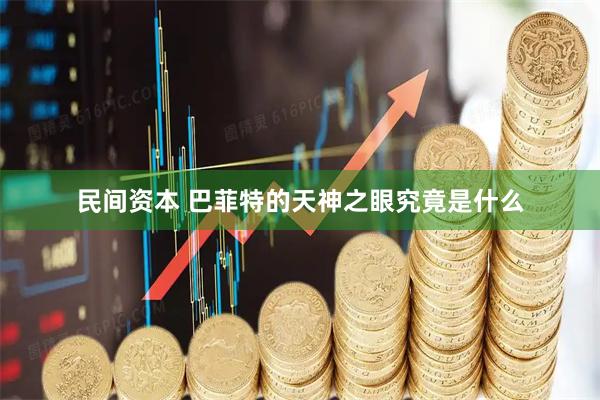 民间资本 巴菲特的天神之眼究竟是什么